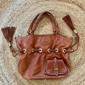 Lancel Premier Flirt Leather Bucket Bag